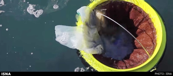 طراحی, سطل, پلیکی, شناور, جمع‌آوری, زباله‌های, اقیانوس